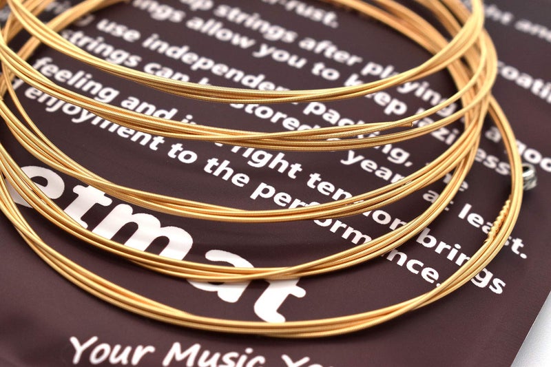 Vencetmat Acoustic Guitar G Strings, Light Tension â€“ Corrosion-Resistant Rust-Prevent Brass, Offers a Bright and Well-Balanced Acoustic Tone G 3rd (3rd 10 Pack) - Image 3